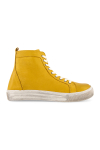 Дамски спортни обувки от естествена жълта кожа HOLLY 01А